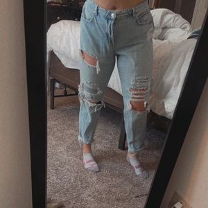 AE Mom Ripped Jeans
